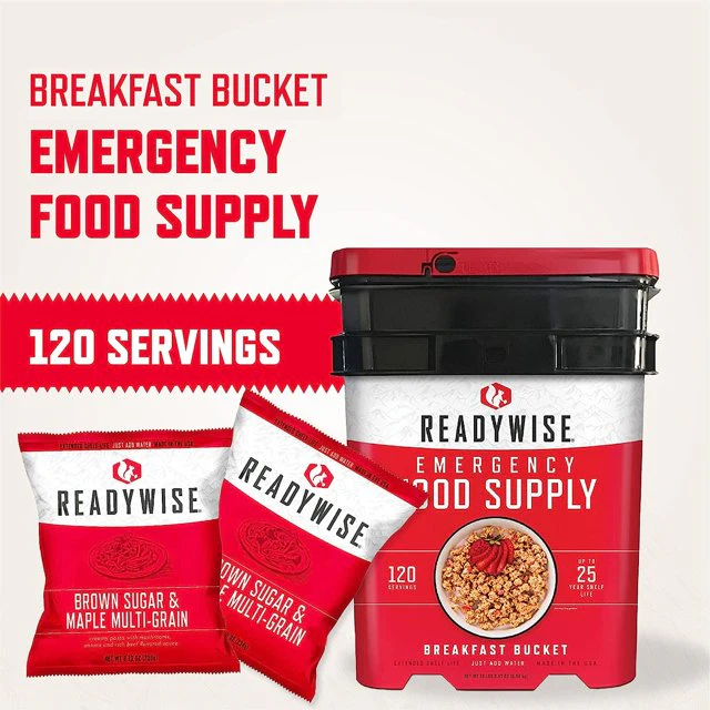 120 Serving Breakfast Only Grab And Go Bucket - Image 2