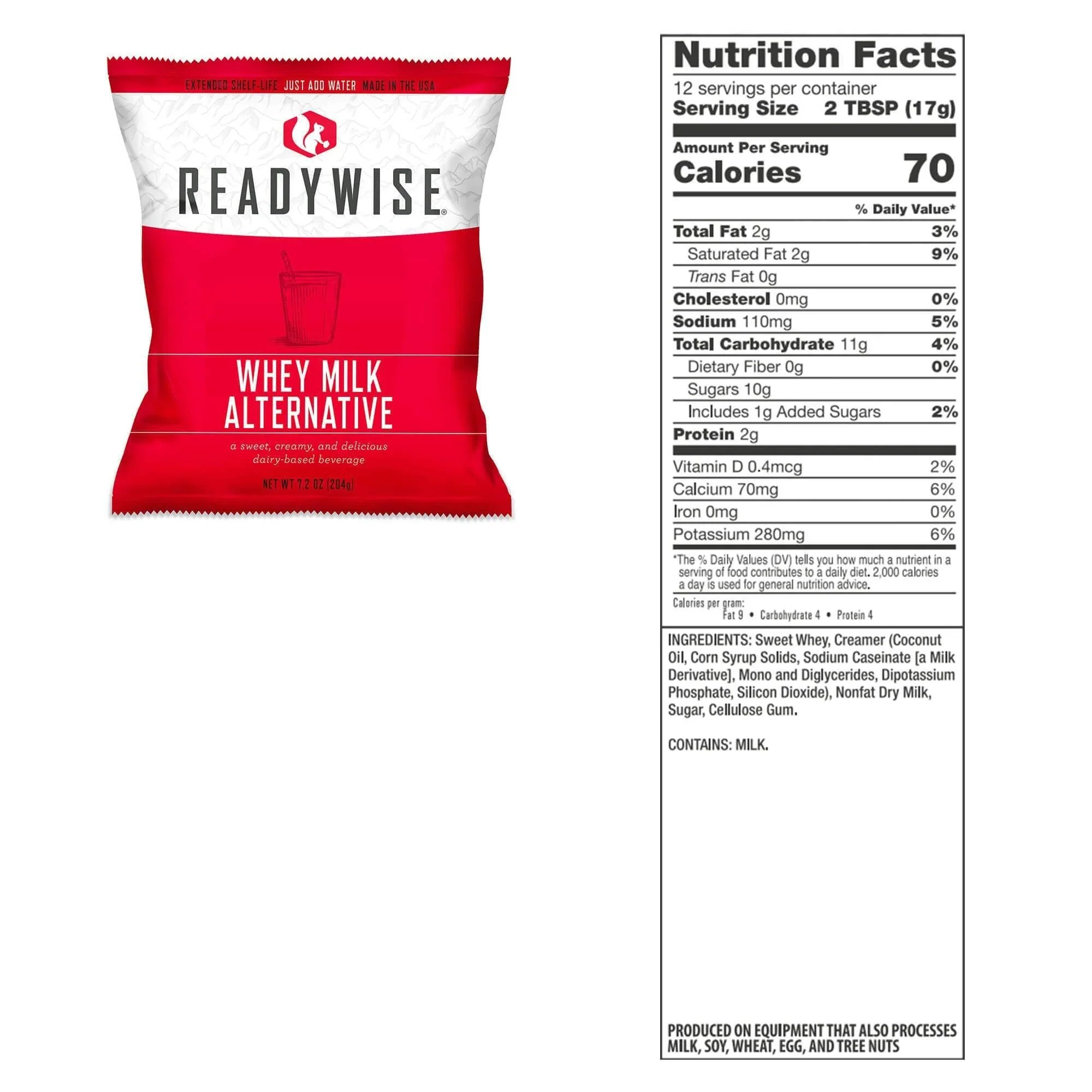 120 Servings Emergency Whey Milk Alternative - Image 2