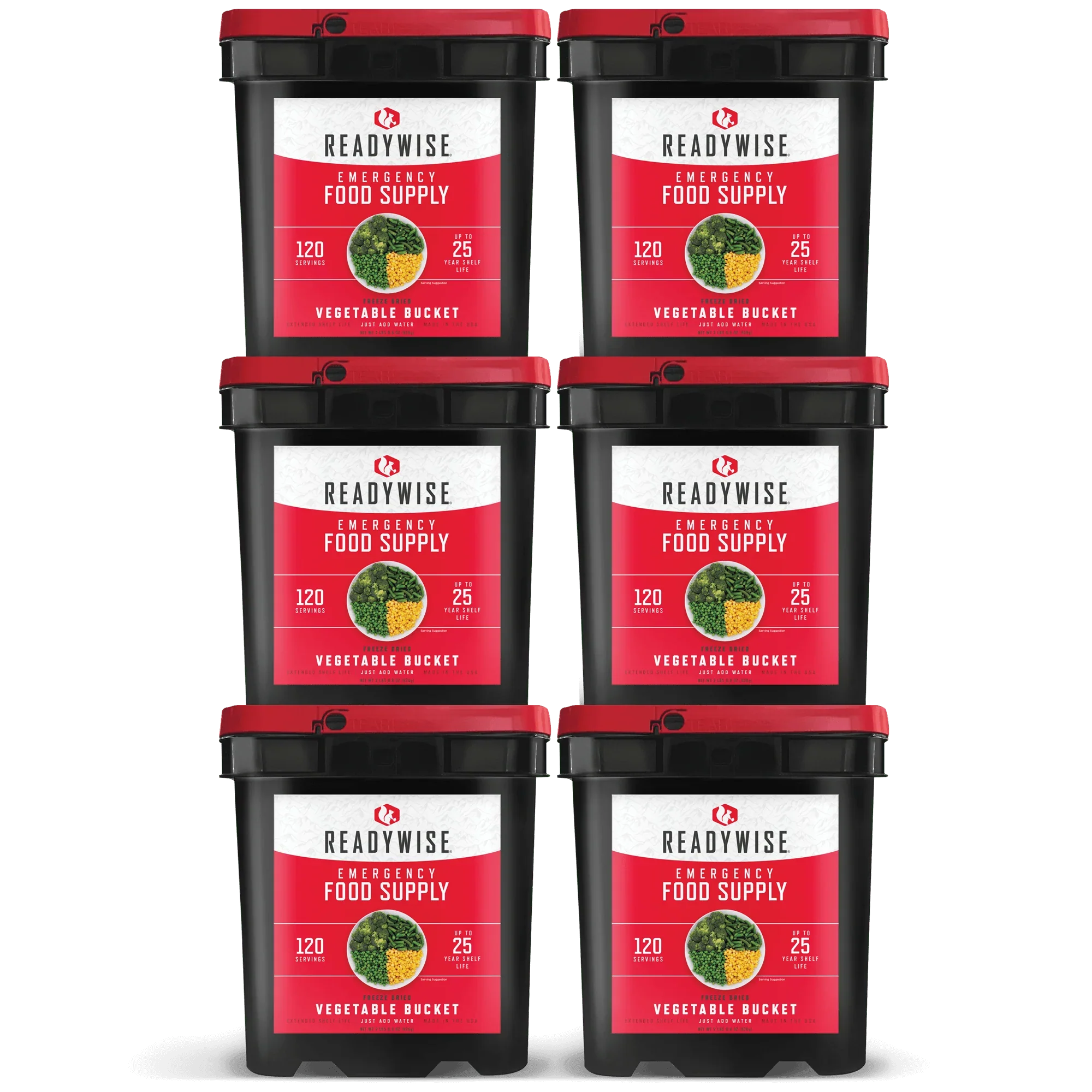 720 Serving Freeze Dried Vegetable Bundle