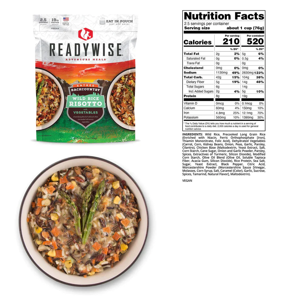 Backcountry Wild Rice Risotto Case of 6 - Image 2