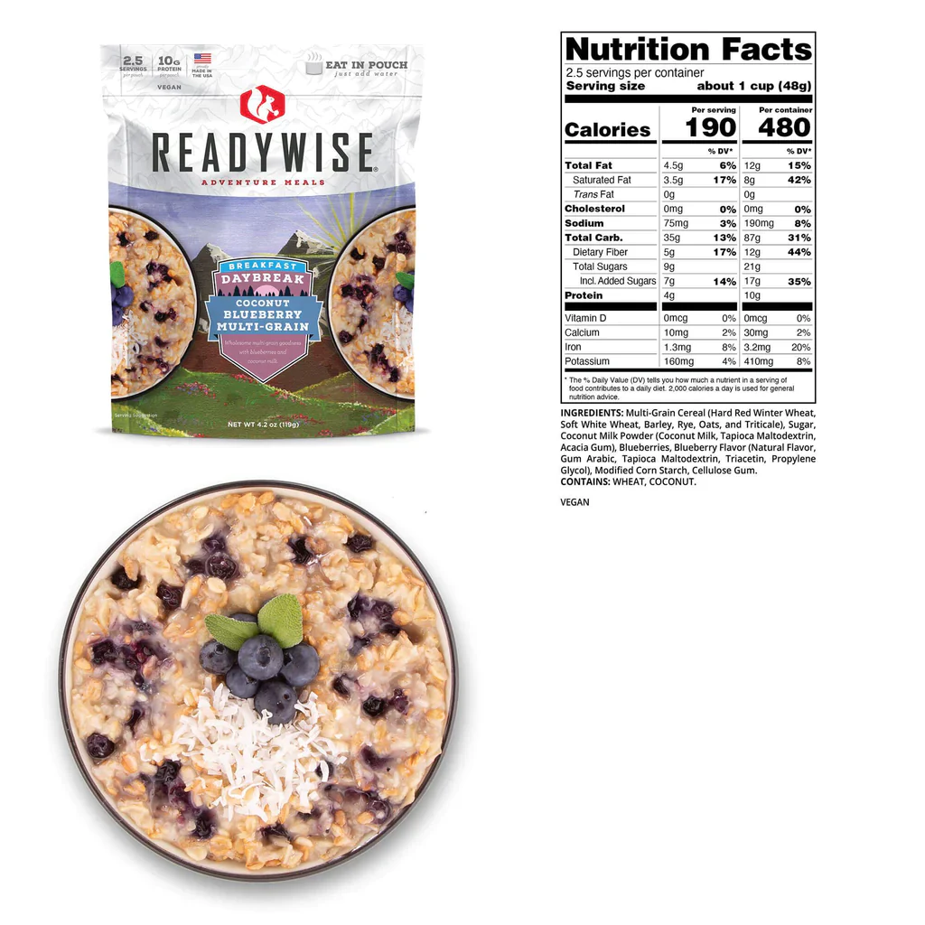 Daybreak Coconut Blueberry Multi-Grain - Image 2