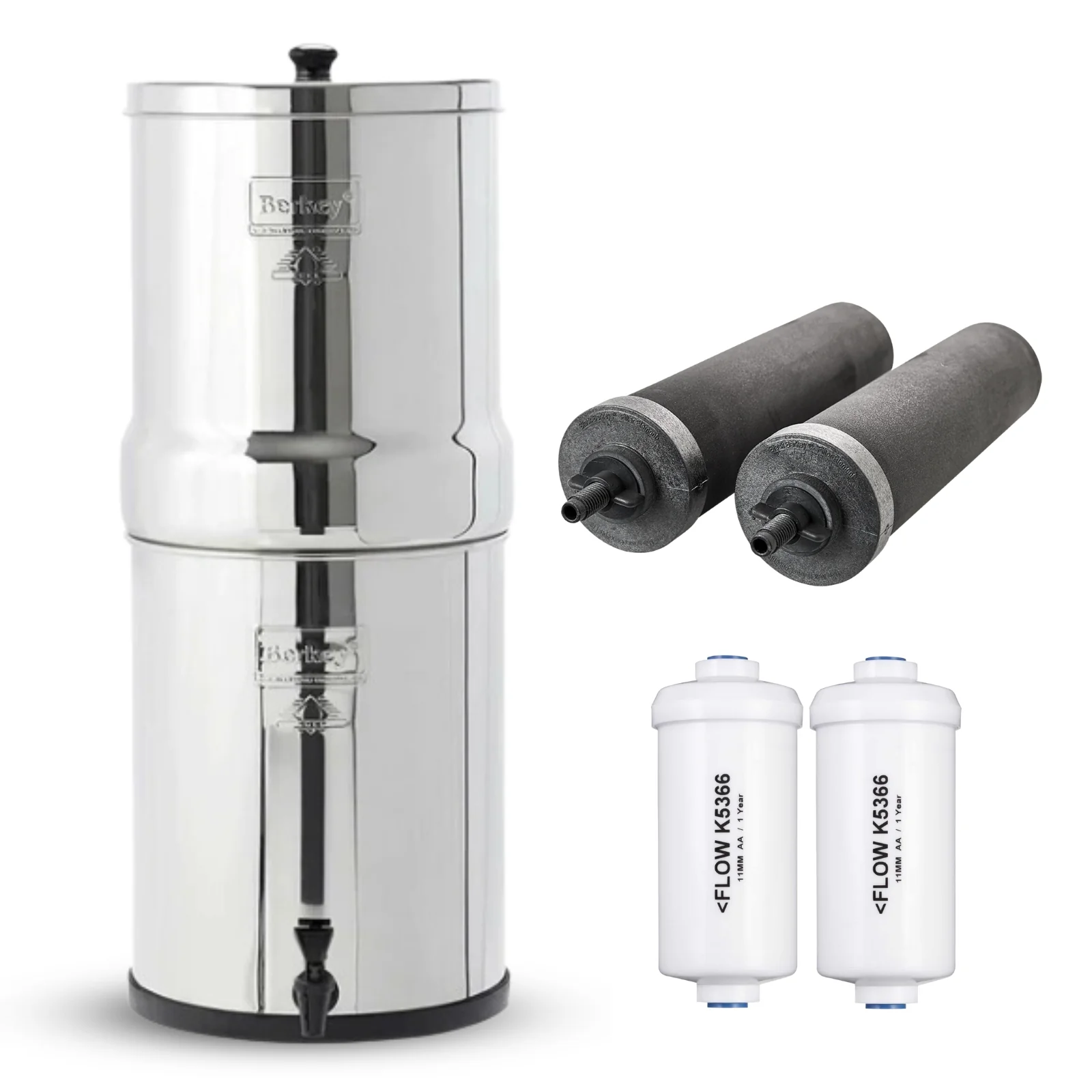 Imperial Berkey with Black Berkey Elements and PF2 fluoride filters
