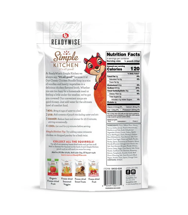 Simple Kitchen Classic Chicken Noodle Soup - 6 Pack - Image 2