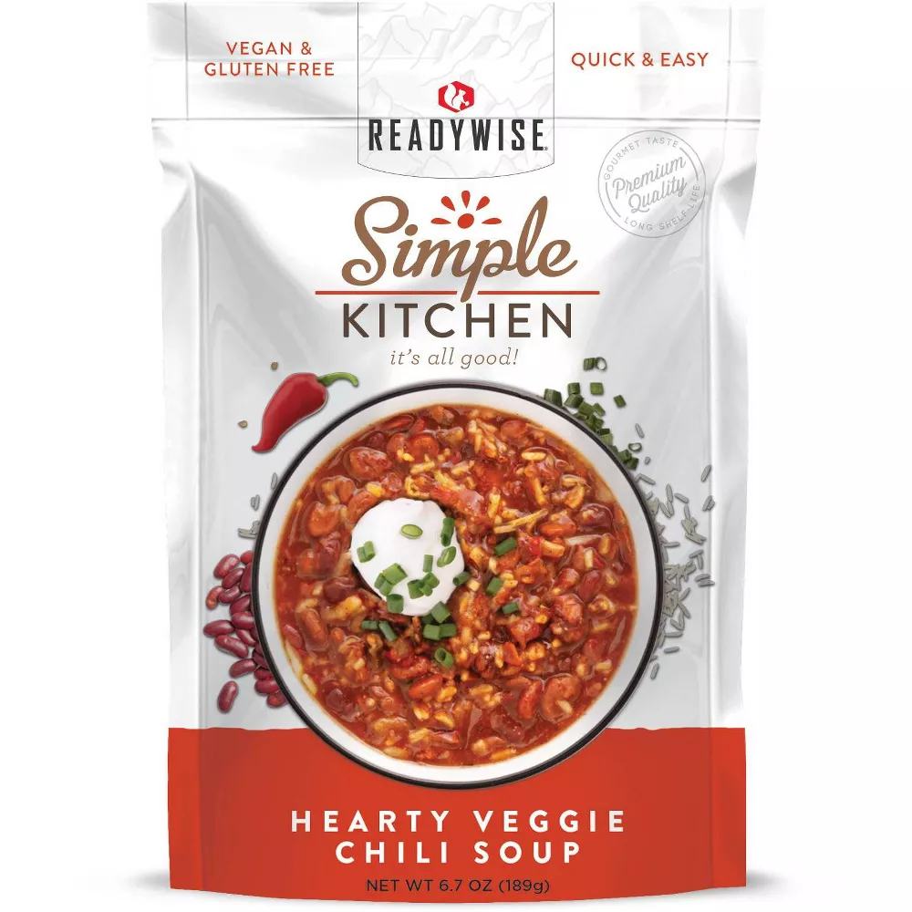 Simple Kitchen Hearty Veggie Chili Soup - 6 Pack