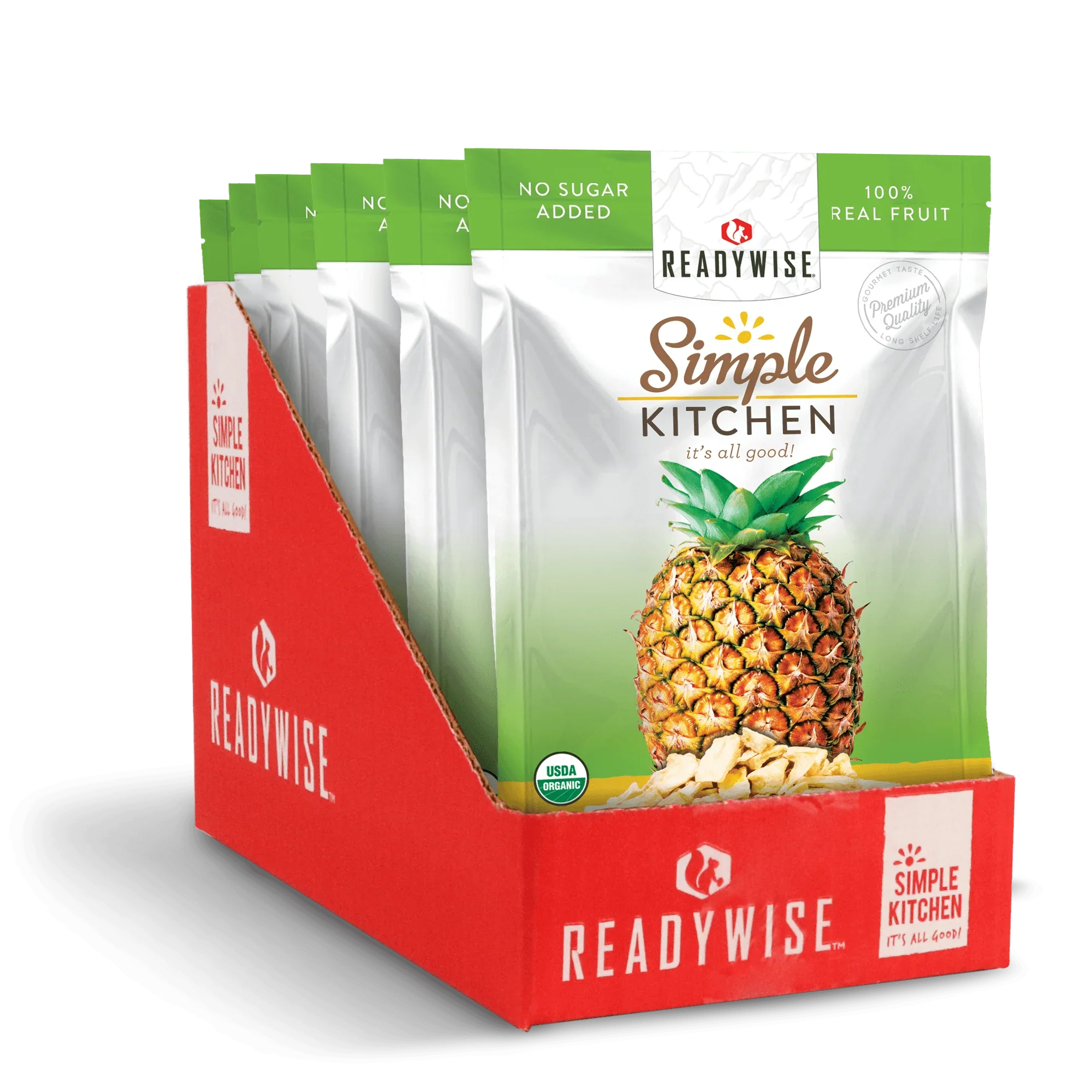 Simple Kitchen Organic Freeze-Dried Pineapples - 6 Pack - Image 3