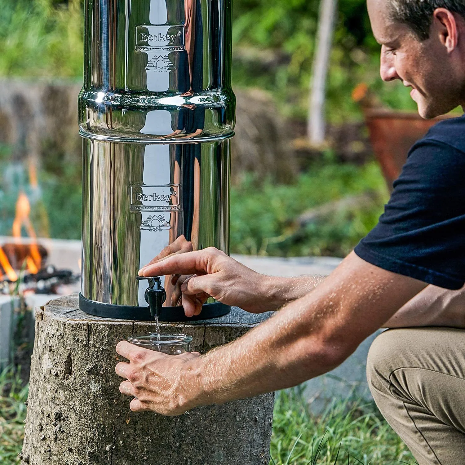 TRAVEL Berkey Water Filter System Includes 2 Black Berkey Filters - Image 3
